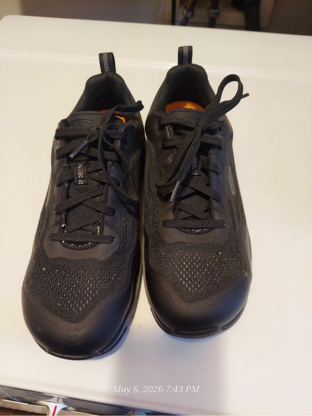 Keen Men's Black Athletic Lace-Up Sneakers